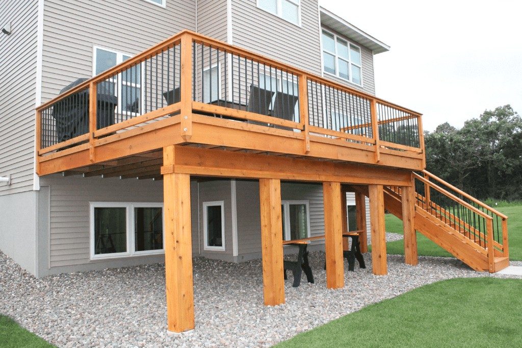 Deck repair and restoration project in Wichita, Kansas